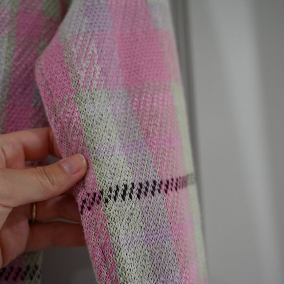 Olivia Rubin Size XS Celeste Plaid Knit Dress - Picture 8 of 12